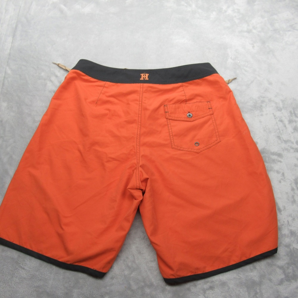 Howler Swim Shorts Mens 33 Orange Pocket Unlined Lace-Up Board Trunks Surfing - Picture 3 of 12